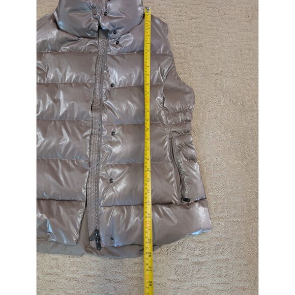 Athleta Puffer Vest Women XL Champagne Downtown Down Water Resistant - Picture 7 of 12